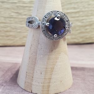925 purple ring